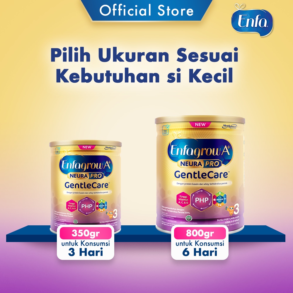 Enfagrow A+ Gentle Care Susu Formula Anak untuk Gangguan Pencernaan 1 - 3 Tahun 350 gr