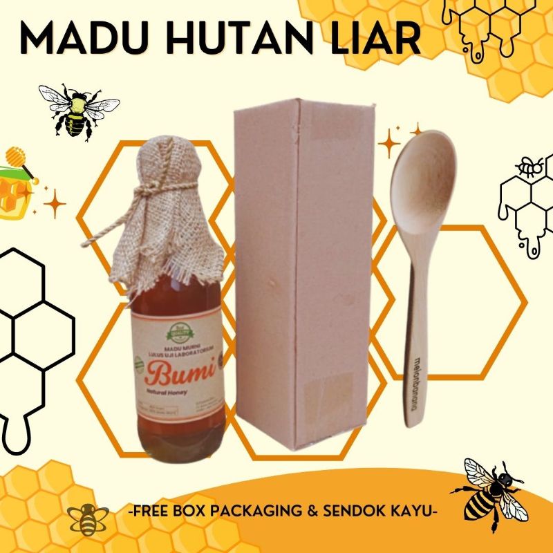 

Madu Hutan Murni Asli 450gr Grade A Apis Dorasta 100% Alami Pure Natural Raw Honey Kesehatan