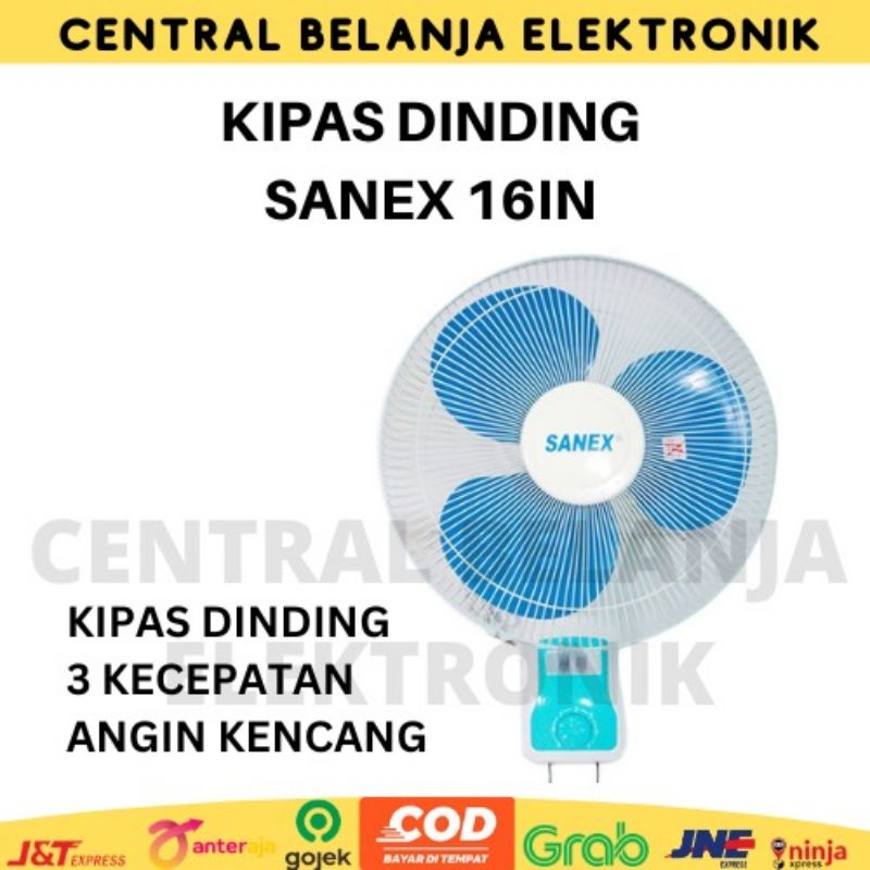 Kipas dinding Sanex 16inch / wallfan Sanex 16inch