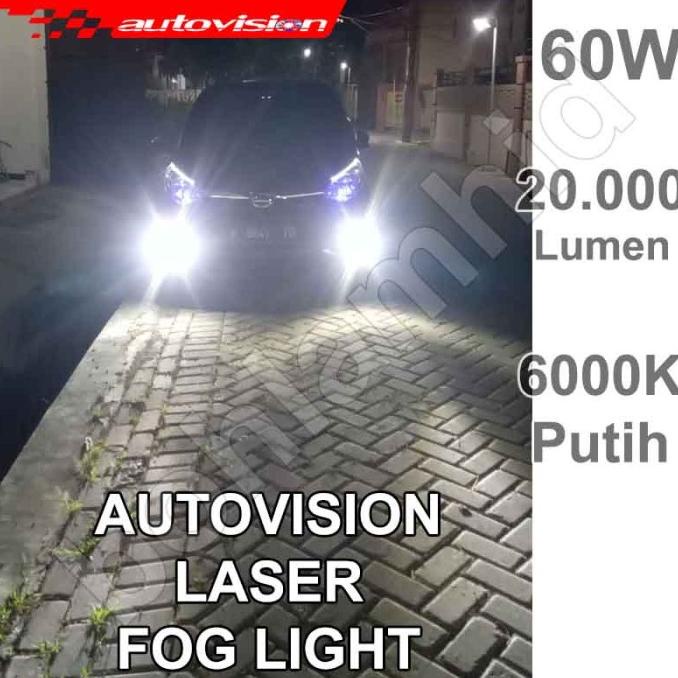 Lampu Laser Led Foglamp H11 H16 Autovision Laser Fog Light Lampu Kabut