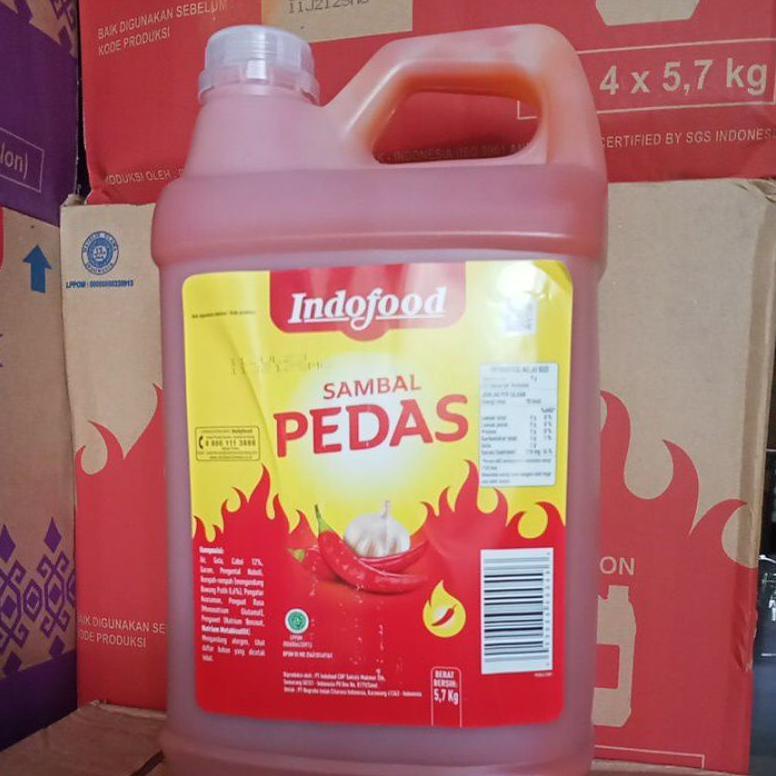 

Saos Sambal Pedas Indofood 5.7 Kg