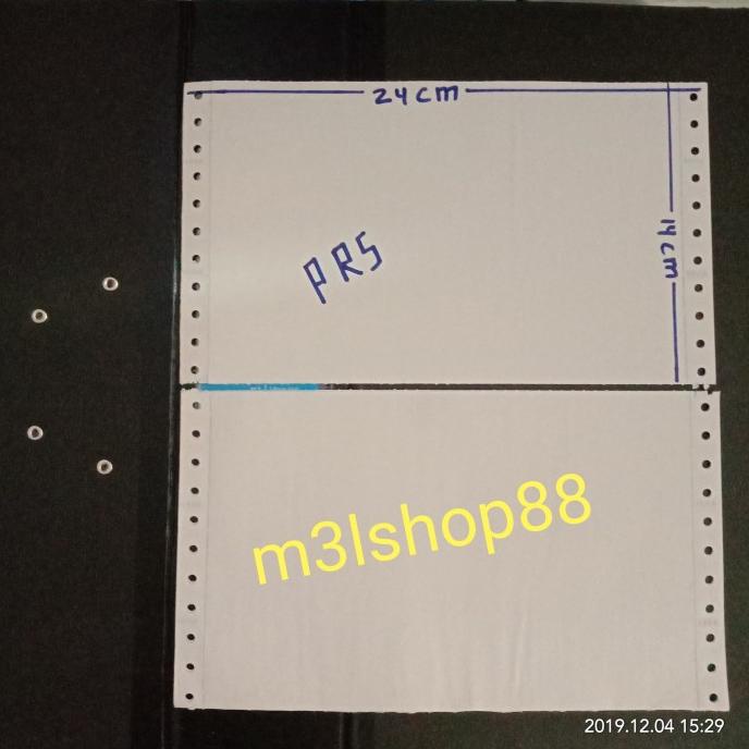 

Kertas Komputer /Continuous Form /Kertas Print 2 Ply Merk Go Print