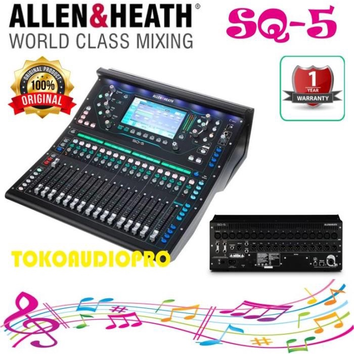 Terlaris Allen & Heath Sq-5 Sq5 Digital Mixer Original