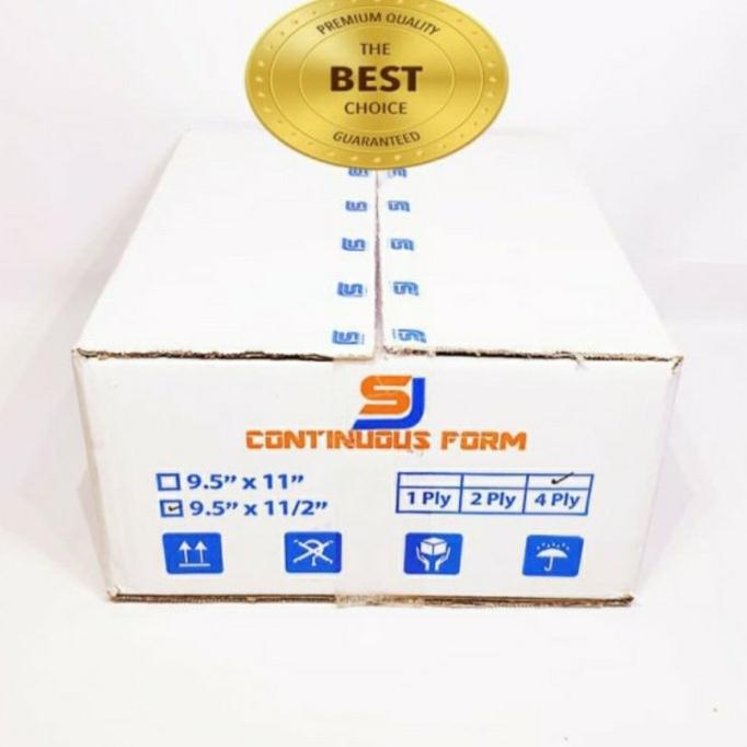 

Kertas Continuous Form 4 Ply 9.5X11 Sj Standar (Prs-Bagi2)