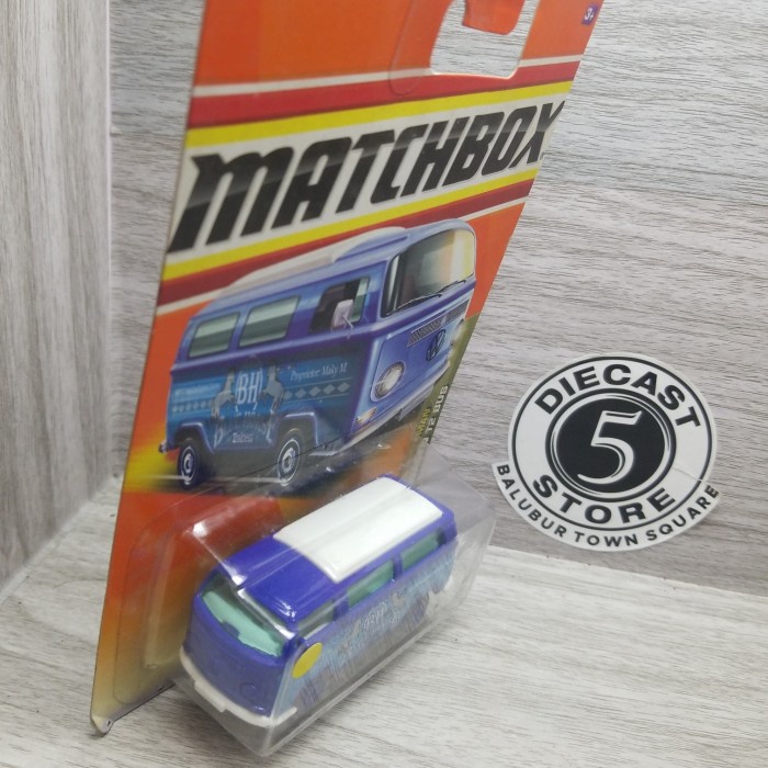 Must Have Matchbox Vw Volkswagen T2 Bus Blue Horse Terbaru