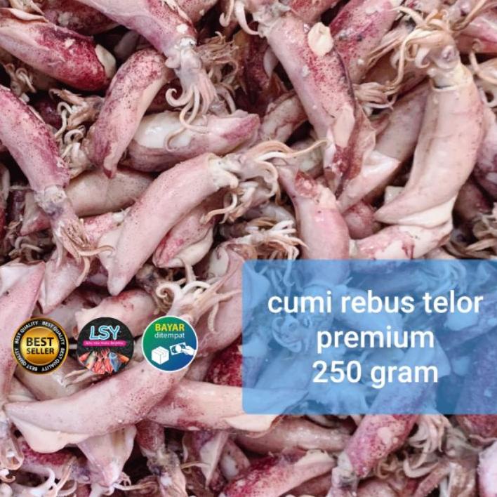 

Termurah | KI3 | ikan asin cumi rebus telor premium 250gram