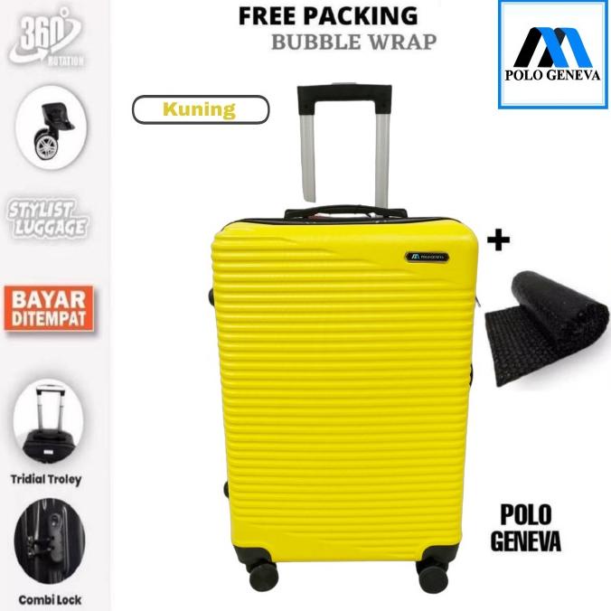 1037 Koper 24 inch POLO GENEVA/Koper Murah/Bahan Fiber/Size Bagai