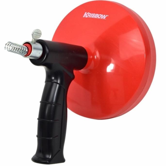 Krisbow Drain Cleaner 6mmx5m Drum Auger