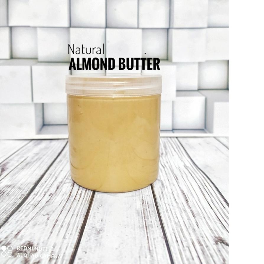 

Limited | KI3 | Natural Almond Butter 500gr - Creamy / Crunchy, Selai Almond