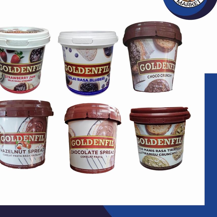 

Diskon | FG2 | Goldenfil Goldenfill 1kg Choco Crunchy Selai Coklat Tiramisu & Other