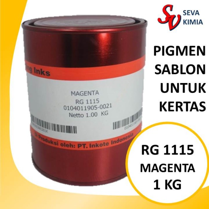 

Tinta sablon plastik magenta rg 1115. 1 kg