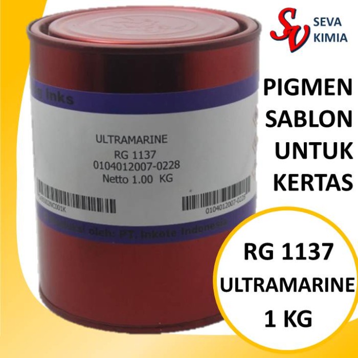 

tinta sablon Ultramarine RG 1137 royal guard 1 Kg