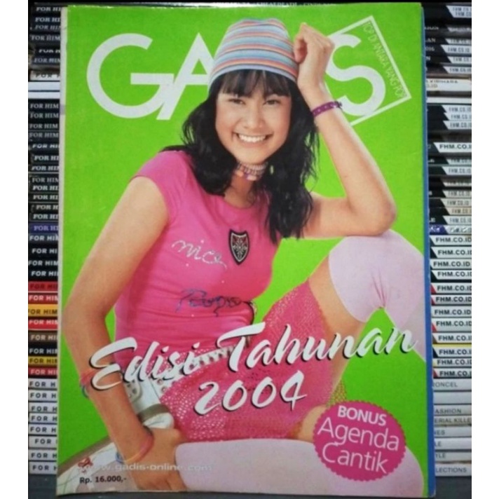 Majalah Gadis Edisi Tahunan 2004 - Cover Coreana Agashi