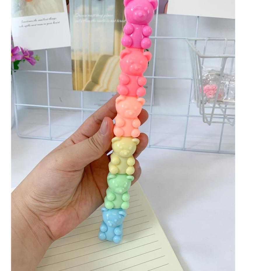 

Off stock7.7 Highlighter Gummy Bear Stabilo Bentuk Beruang Tumpuk 5 Warna Harga textliner lucu stationery GROSIRAN JAKARTA READY COD FC7