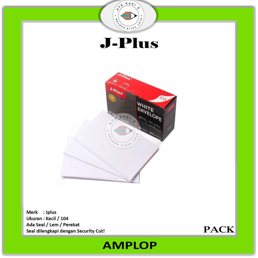 

Promo 2.2 J-PLUS - Amplop putih / Amplop Jplus Merah Ukuran 104 80gsm Peel & Seal - Pack