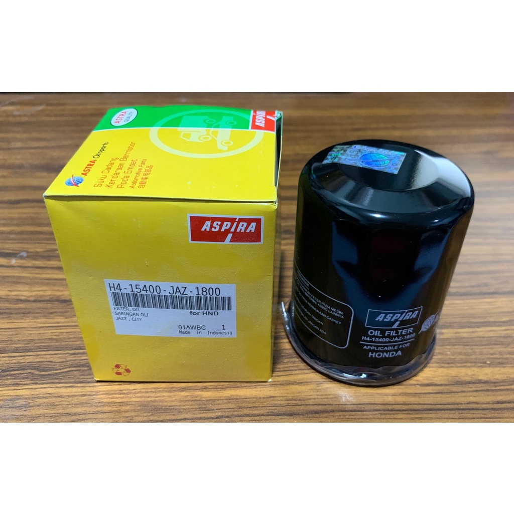Filter oli All new City H4-15400-JAZ-1800 ASPIRA ORI