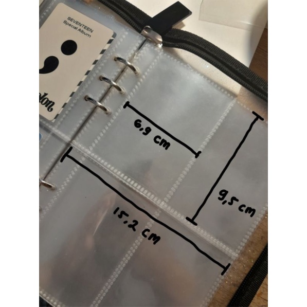 sleeve jelly binder a5 6 ring