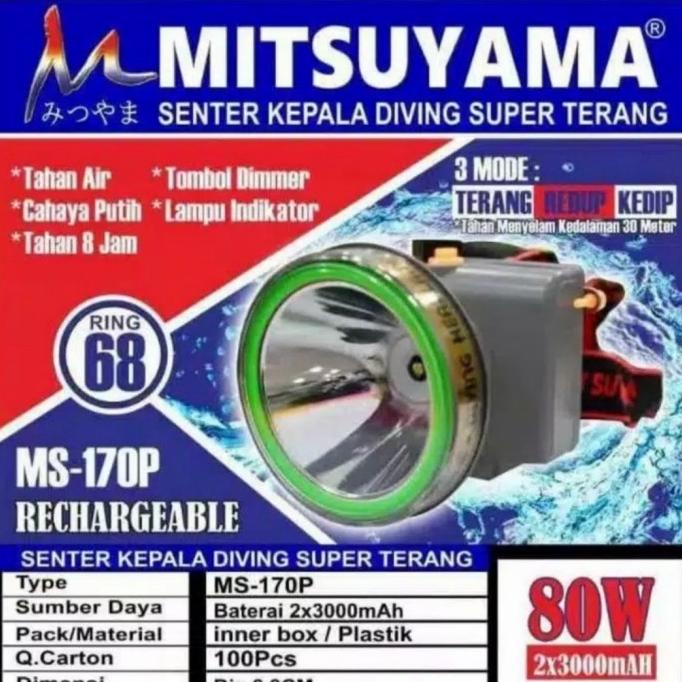 Senter Kepala Mitsuyama Selam 80 Watt Ms 170 P Original Mitsuyama