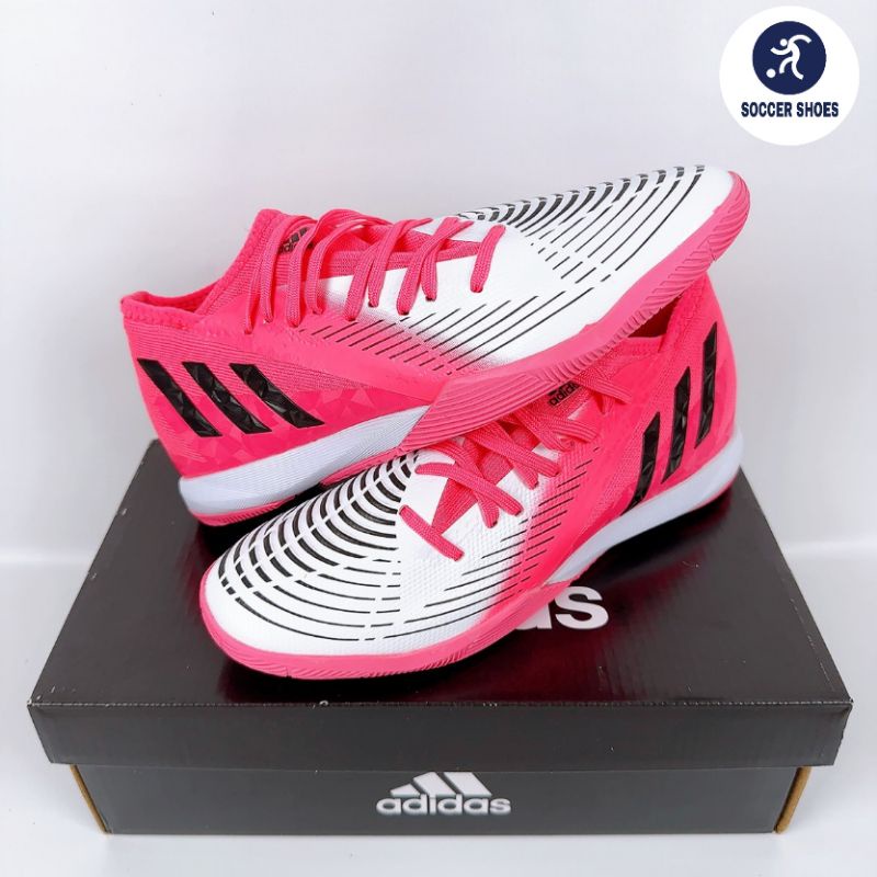 Sepatu Futsal Adidas Predator Edge.3 Pink IC