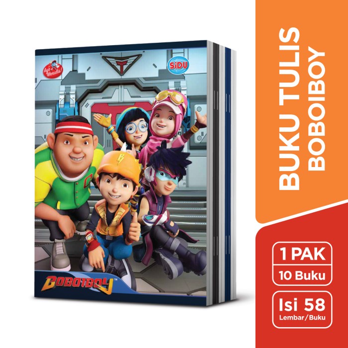 

Discount SiDU Buku Tulis Boboiboy 58 Lembar - 10 buku /BUKU TULIS SEKOLAH/BUKU TULIS SIDU/BUKU TULIS