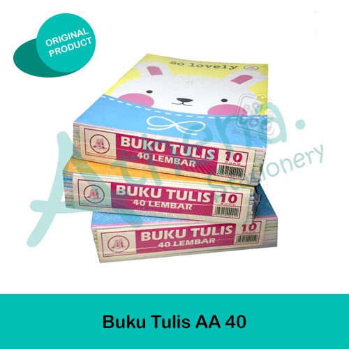 

BISA COD Buku Tulis AA 40 Lembar /BUKU TULIS SEKOLAH/BUKU TULIS SIDU/BUKU TULIS AESTHETIC