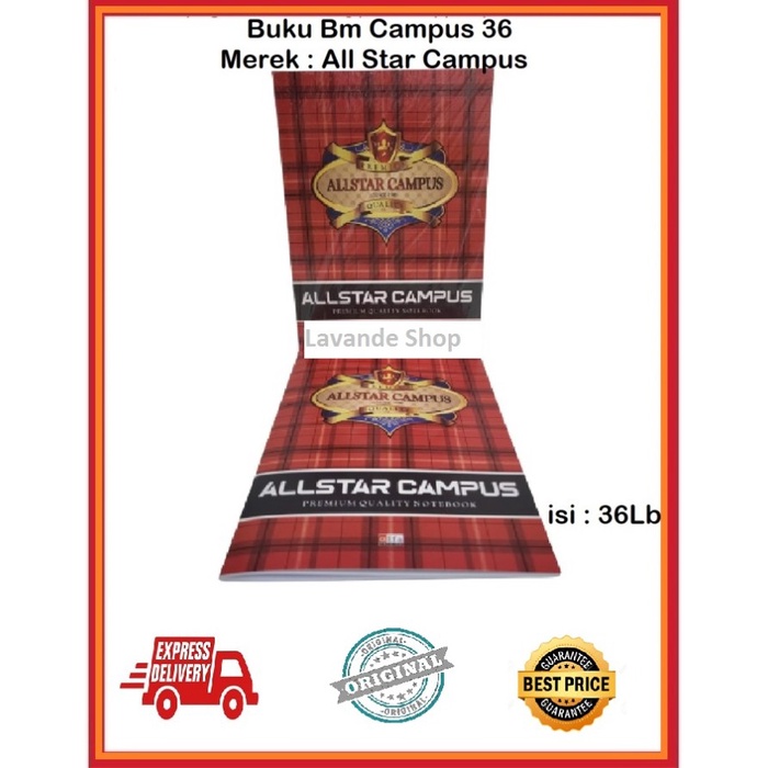 

TERBARU BUKU TULIS BM CAMPUS BOXY 36 /BUKU TULIS SEKOLAH/BUKU TULIS SIDU/BUKU TULIS AESTHETIC