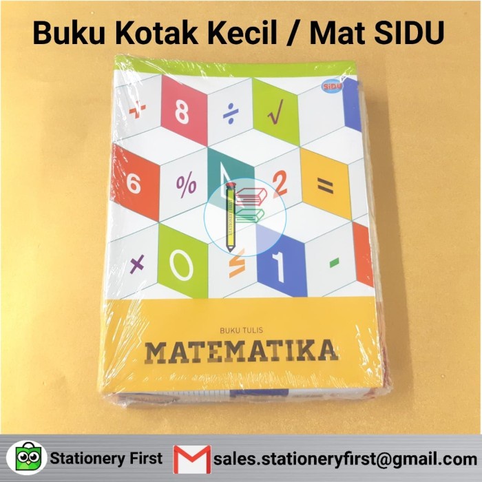 

BAYAR DITEMPAT Buku Tulis Sidu Kotak Kecil Matematika Sinar Dunia 38 Lembar 10 Buku /BUKU TULIS