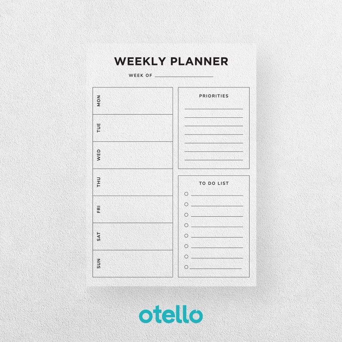 

Sale Acrylic Weekly Planner Otello Jadwal Akrilik Schedule Papan Dinding /BUKU TULIS SEKOLAH/BUKU