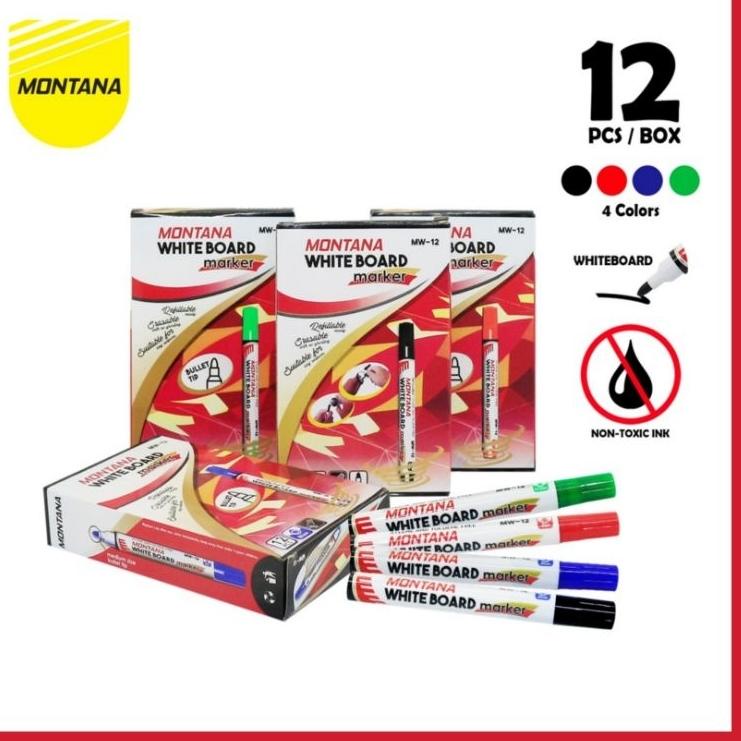 

New Product5.5 SPIDOL WHITEBOARD MONTANA MW - 12 SPIDOL BISA DI HAPUS ( 12 PC ) SEPIDOL HAPUS M8A