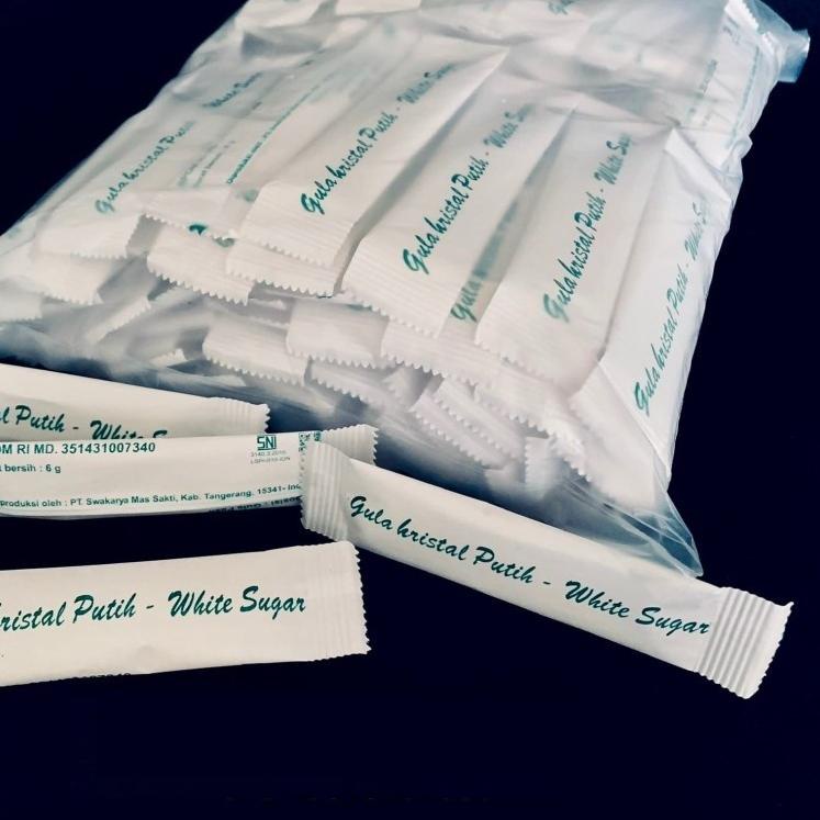 

PROMO⭐Gula Pasir Putih Kemasan Sachet stick Higienis (125pcs )