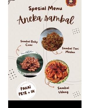 

Diskon⭐Sambal baby Cumi, Teri Medan, Udang