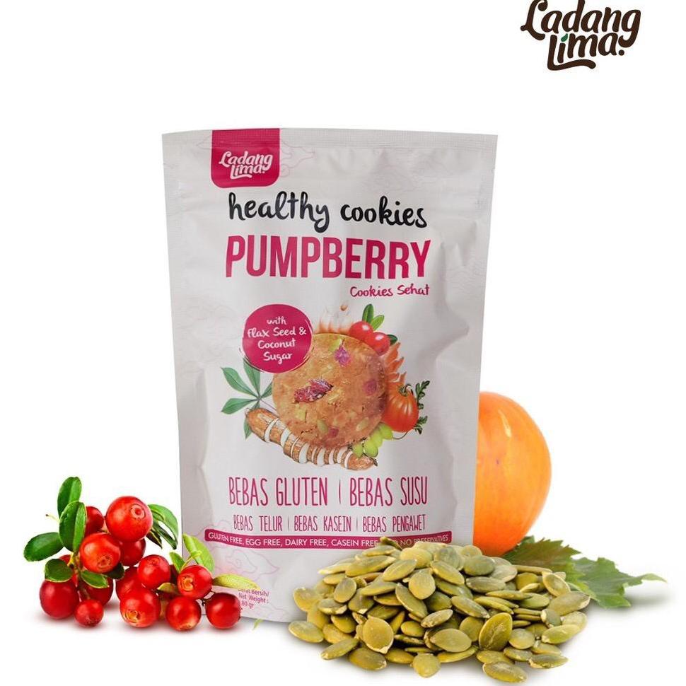 

DISCOUNT !! ladang lima pumpberry cookies 180gr gluten free [KODE ]