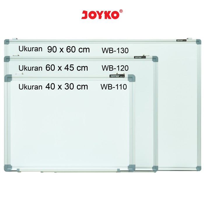 

Terlaris Whiteboard Papan Tulis Putih Joyko