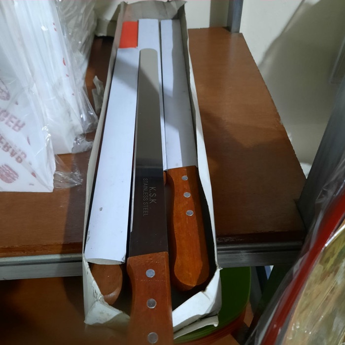 Pisau Kebab Stainless Z5O4 Daging Reguler Terbaru Bisa Cod Buah Baja Alat Masak High Quality Tebal P