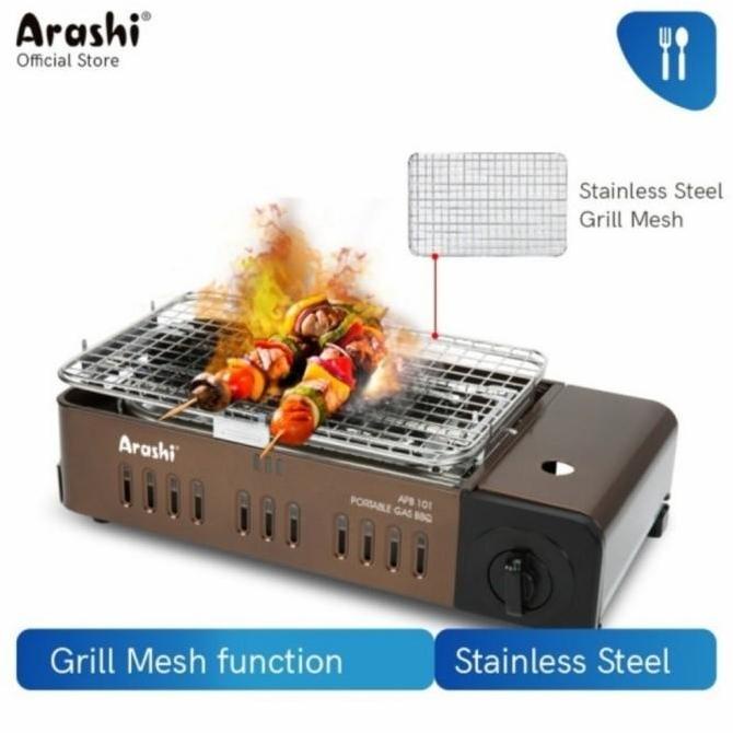 Ready Stok Kompor Gas Bbq Portable Arashi - Kompor Grill Portable Apb Mikorozoaonlineshop