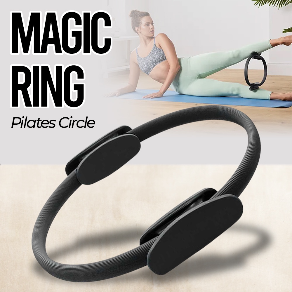 SU8i TONQUU Magic Ring Resistance Pilates Circle Yoga Fitness TQMR023 Black By Pro