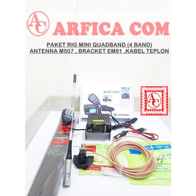 JUAL RIG MINI WEIRWEI KT8900D 4BAND - RADIO RIG WEIRWEI KT 8900D