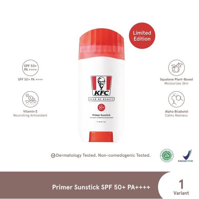 CUCI GUDANG BARU Dear Me Beauty x KFC Primer Sunstick - Sunscreen