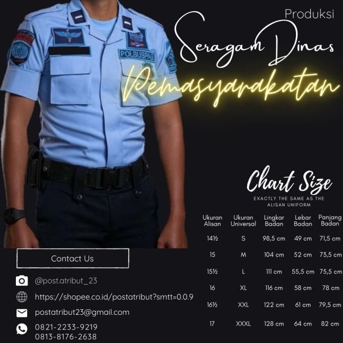 Atasan Seragam PDL Lapas Siang / PDL Lapas Siang / PDL Lapas KUMHAM