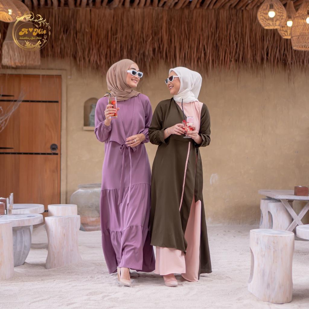 Azwa Maxi New Series | Midi Dress Terbaru | Baju Gamis Wanita Jumbo | Gamis Wanita Terbaru| Bisa COD | Dress Muslimah Wanita | Fashion Muslim Gamis Wanita | Casual Dress | Dress Kondangan OOTD |Busui Friendly | Abaya Polos | Set Gamis Mewah Korean Style |