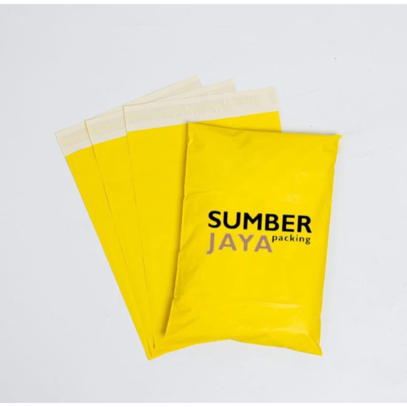 Plastik online shop/ Polymailer Kuning 30x40