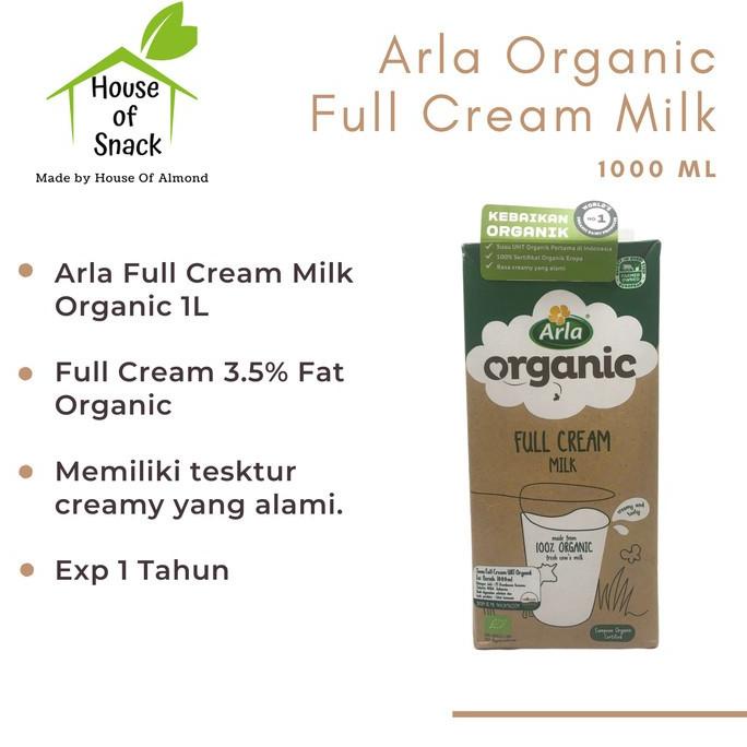 

Arla Full Cream Milk Organic 1L (Kemasan Karton) ---NEW---