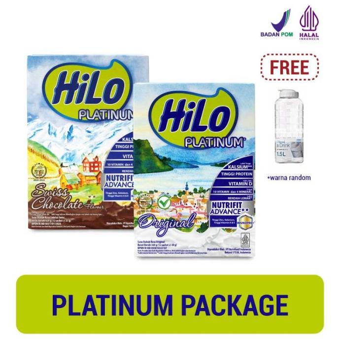

HiLo Platinum Swiss Chocolate 420gr + HiLo Platinum Original 360gr ---NEW---