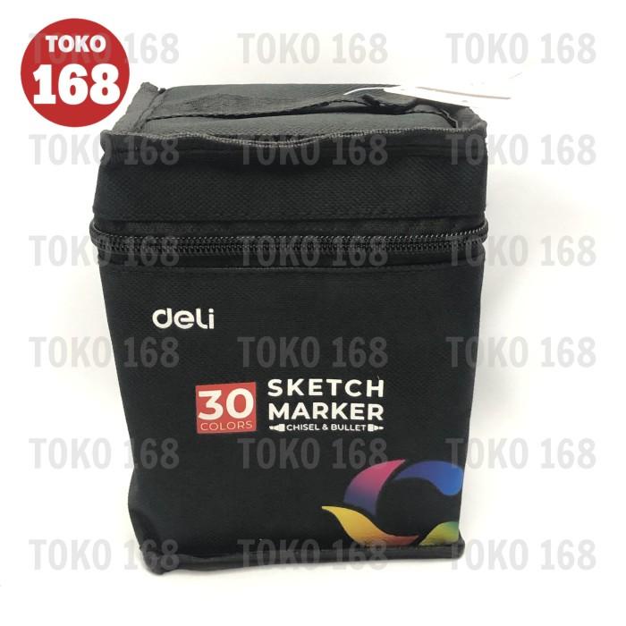 

Terlaris Deli Color Marker /Spidol Warna Dengan Tas 30 Warna 70806-30 (Set)