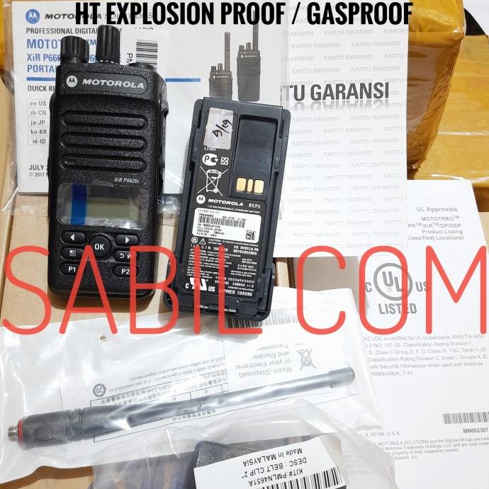 HT MOTOROLA XIR P6620i UHF 403MHz TIA GASPROOF XIR P6620i TIA UHF ORI