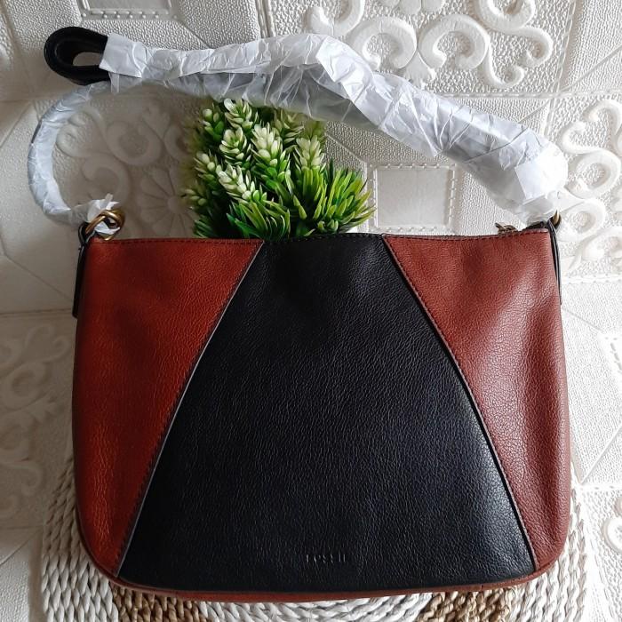 Tas Fossil Skylar Crossbody Black Brown