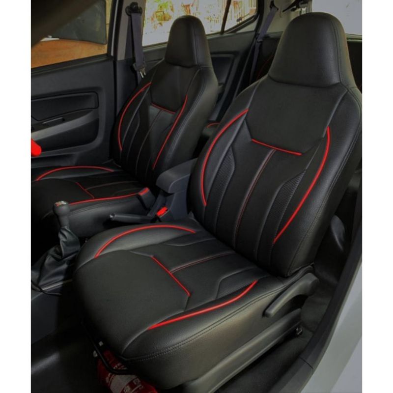 SARUNG JOK MOBIL SIGRA CALYA FULL SEAT KULIT SINTETIS
