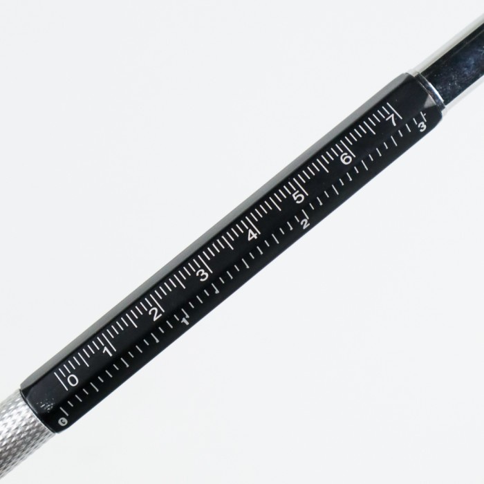 Pena Pulpen Multifungsi Plastik Stylus + Penggaris + Level + Obeng - 9625