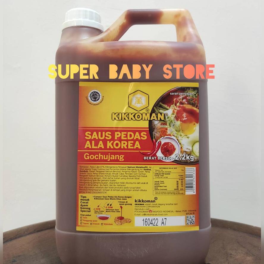 

Kikkoman Gochujang Sauce - Saus Pedas Khas Korea 2 Liter Halal