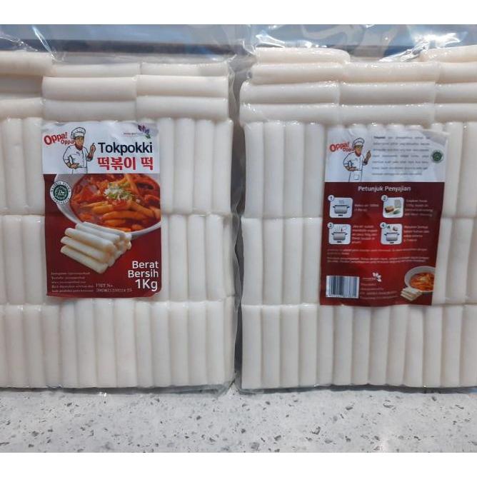 

Rice Cake 1Kg Tanpa Saus Kue Beras Panjang Halal Tki Tteok Tteokbokki Topoki Sna Korea Topokki Koream Sna